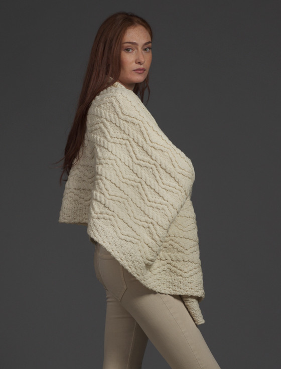 Aran Cashmere Curran Clan Aran Wrap