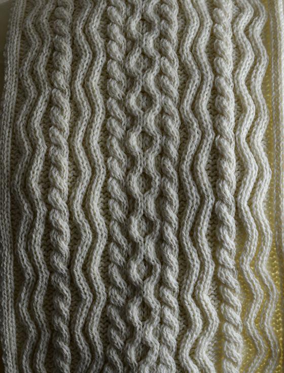 Aran Cashmere Curran Clan Scarf