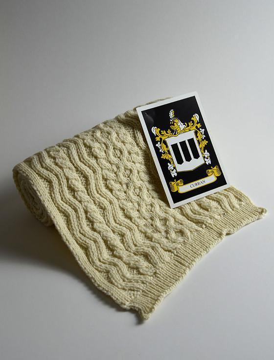 aran cashmere Curran Clan Scarf