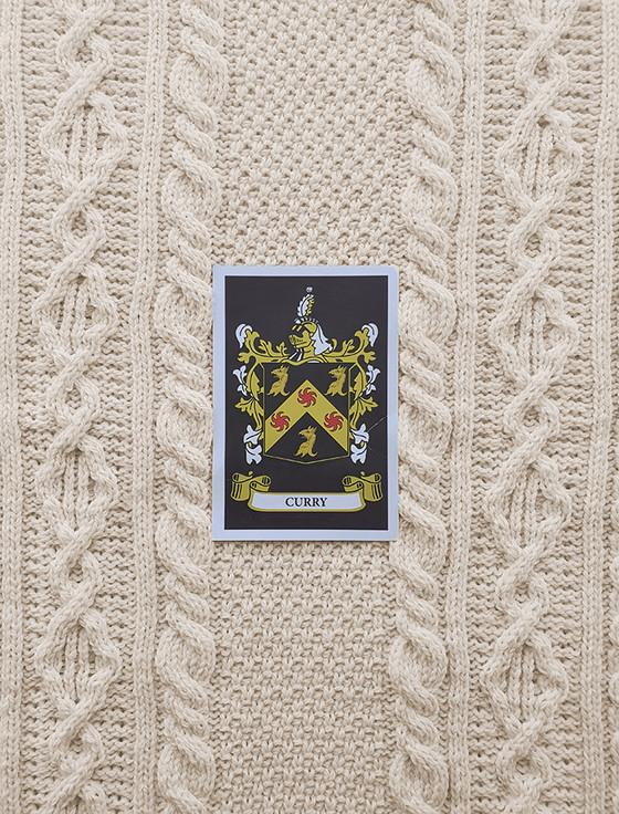 Aran Cashmere Curry Clan Aran Throw