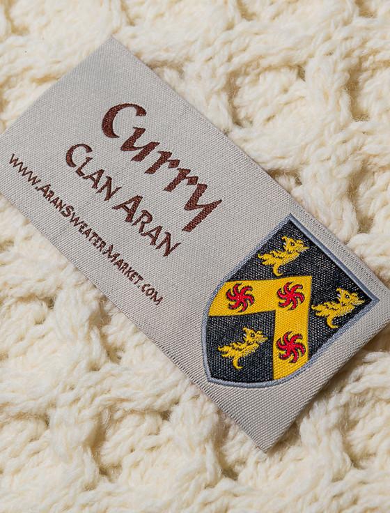 Aran Cashmere Curry Clan Aran Throw