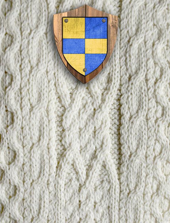 Aran Cashmere Cusack Clan Aran Throw