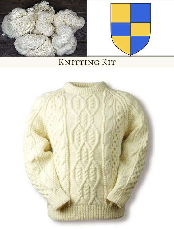 aran cashmere Cusack Knitting Kit