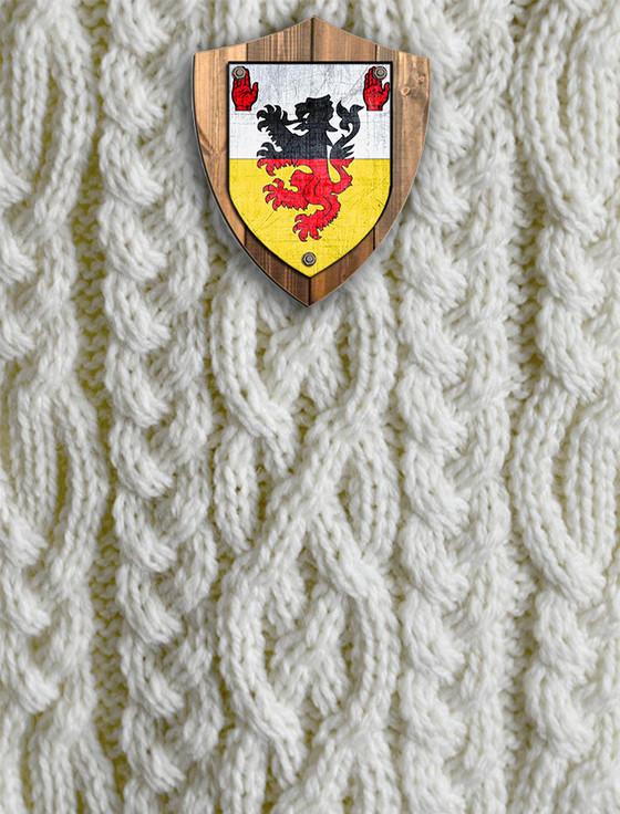 Aran Cashmere Daly Clan Aran Throw