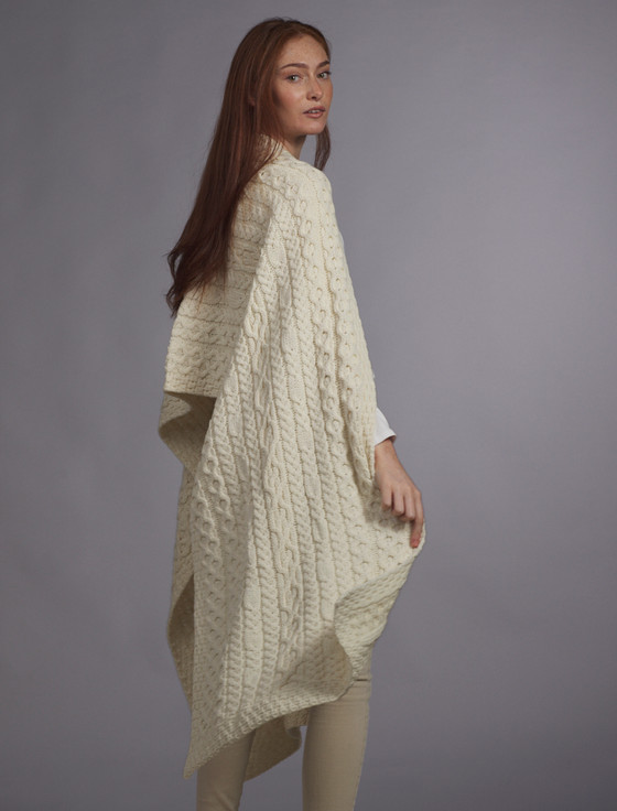 Aran Cashmere Daly Clan Aran Wrap