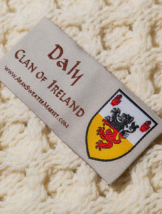 Aran Cashmere Daly Clan Scarf