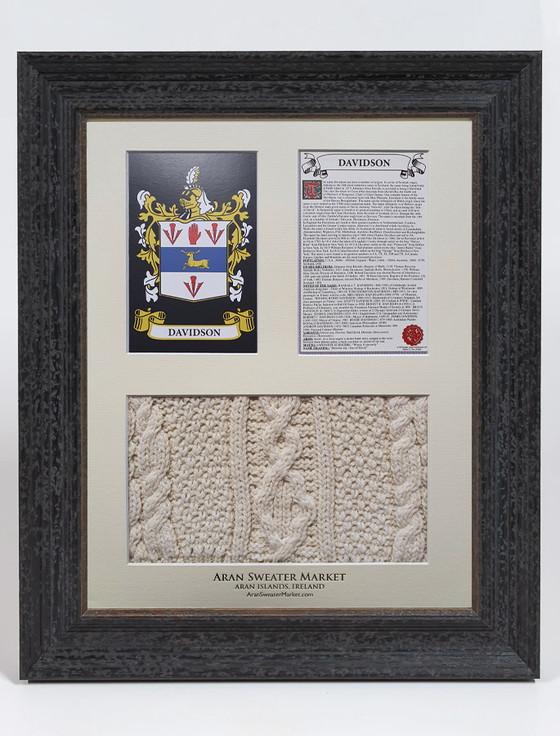 aran cashmere Davidson Clan Aran & History Display