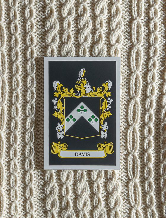 Aran Cashmere Davis Clan Scarf