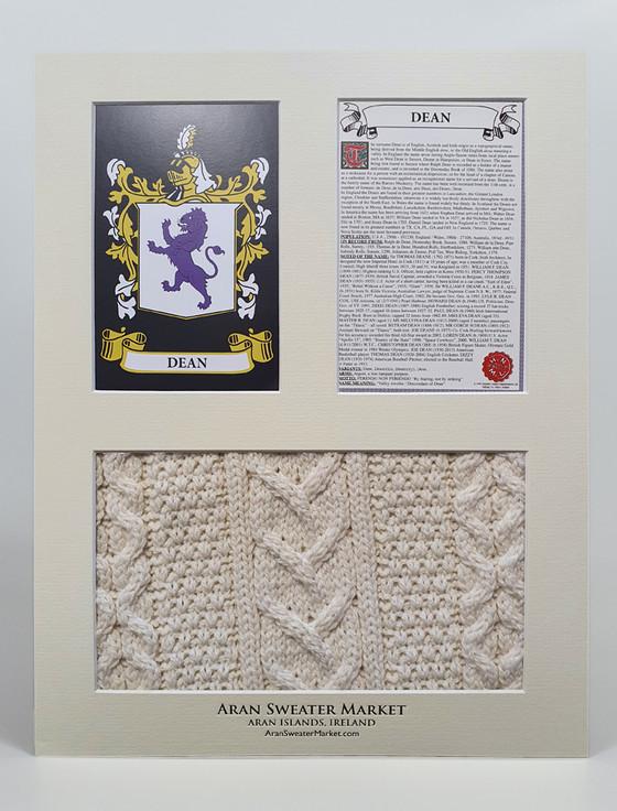 Aran Cashmere Dean Clan Aran & History Display