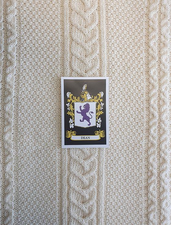 Aran Cashmere Dean Clan Aran Throw