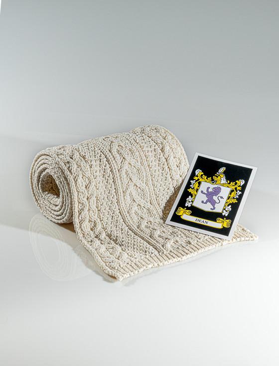 aran cashmere Dean Clan Scarf
