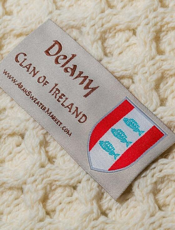 Aran Cashmere Delaney Clan Aran Throw