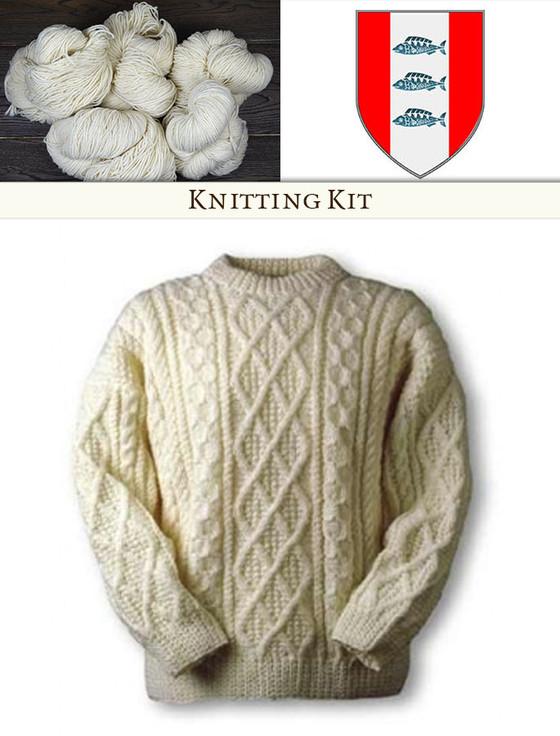 aran cashmere Delaney Knitting Kit
