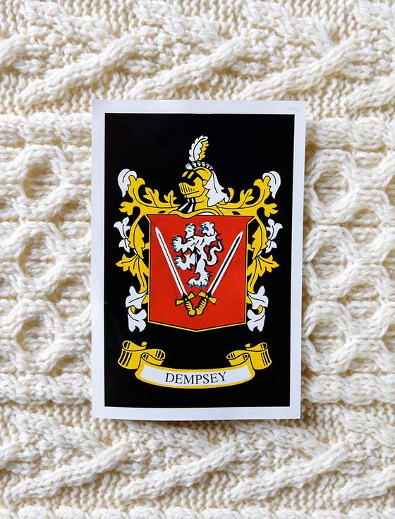 Aran Cashmere Dempsey Clan Aran Throw