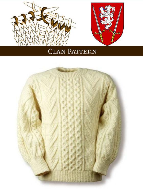 aran cashmere Dempsey Knitting Pattern