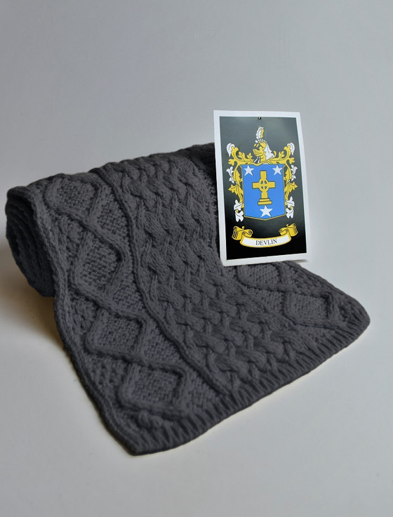 Aran Cashmere Devlin Clan Scarf