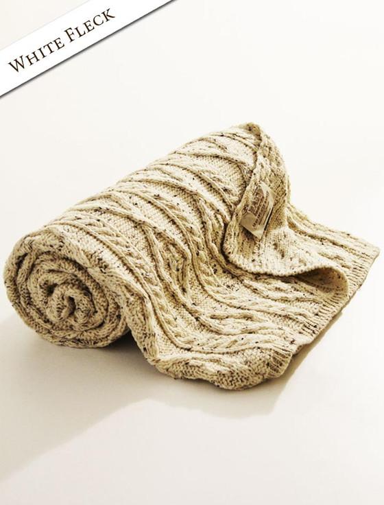Aran Cashmere Diamond Aran Throw