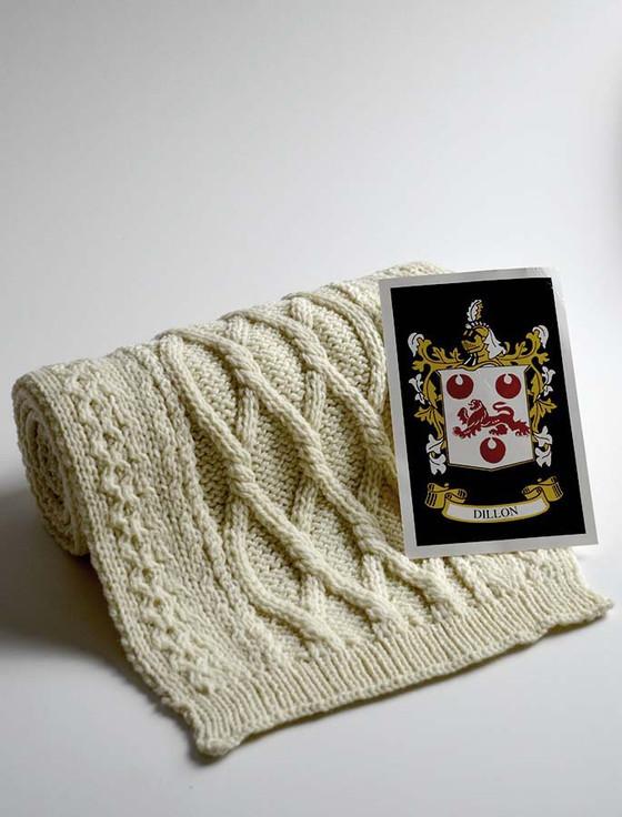 aran cashmere Dillon Clan Scarf