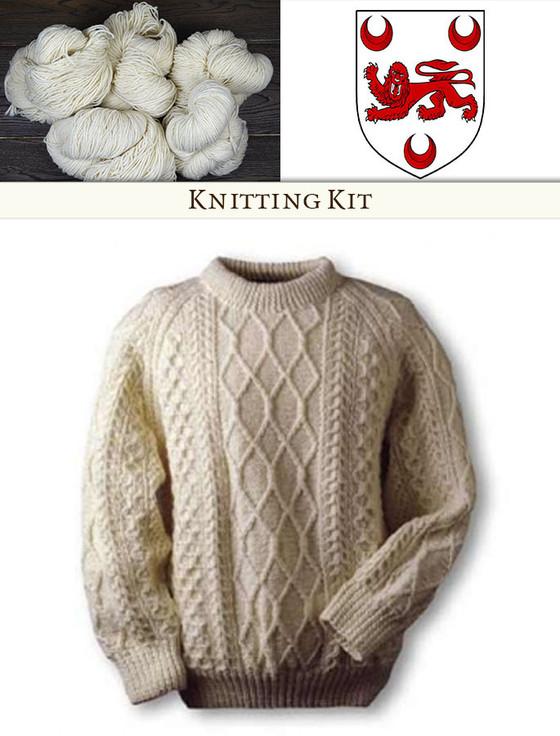 aran cashmere Dillon Knitting Kit