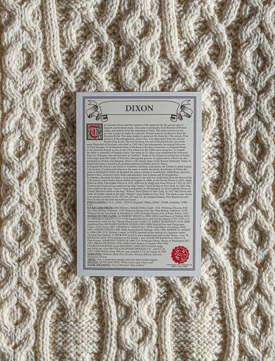 Aran Cashmere Dixon Clan Aran Throw