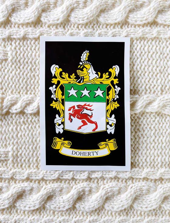 Aran Cashmere Doherty Clan Aran Throw