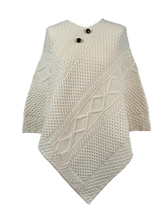 aran cashmere Dolan Clan Aran Poncho