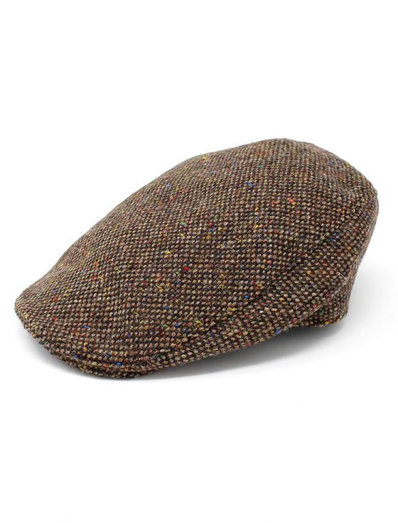 Aran Cashmere Donegal Touring Cap - Brown