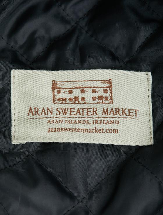 Aran Cashmere Donegal Tweed Flat Cap - Green Fleck