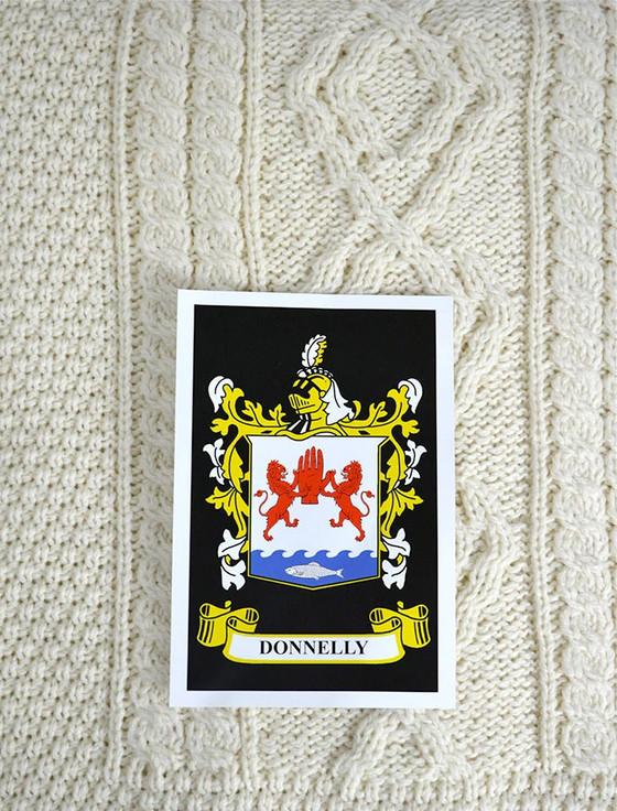 Aran Cashmere Donnelly Clan Aran Bed Runner