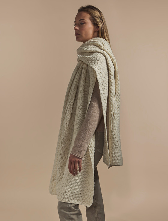 Aran Cashmere Donnelly Clan Aran Wrap