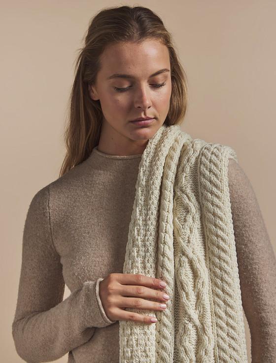 Aran Cashmere Donnelly Clan Aran Wrap
