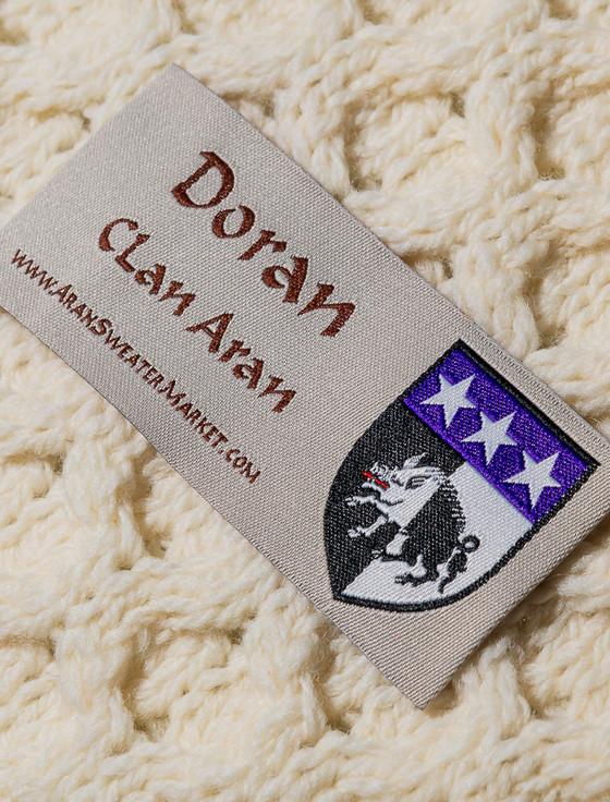 Aran Cashmere Doran Clan Aran Poncho