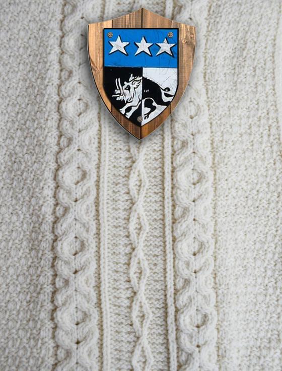 aran cashmere Doran Clan Aran Throw