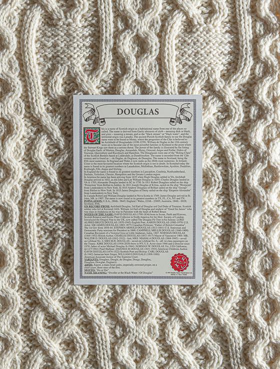 Aran Cashmere Douglas Clan Aran Throw