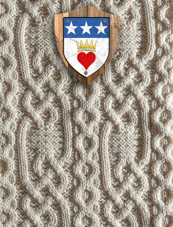 aran cashmere Douglas Clan Aran Throw