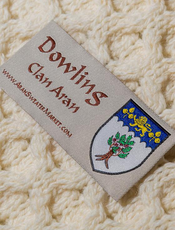 Aran Cashmere Dowling Clan Aran Poncho