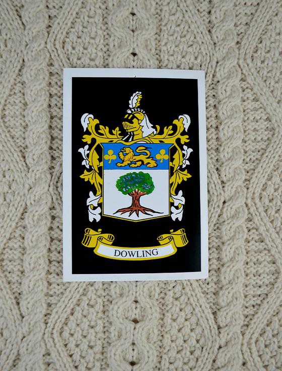 Aran Cashmere Dowling Clan Aran Throw
