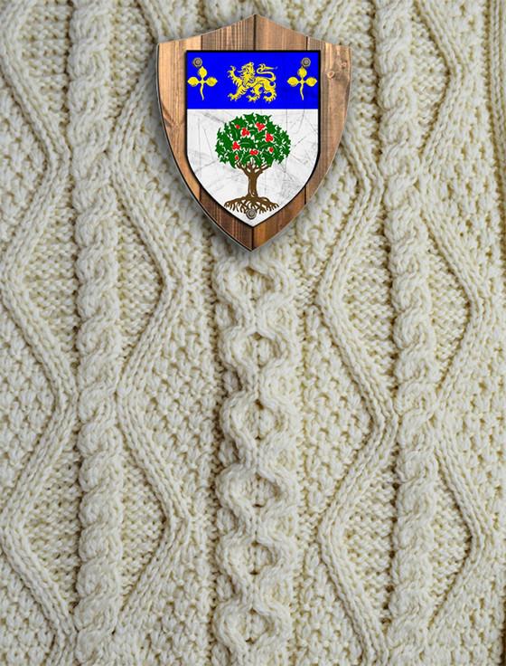aran cashmere Dowling Clan Aran Throw