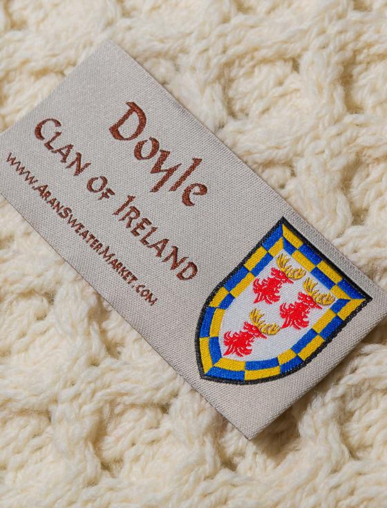 Aran Cashmere Doyle Clan Aran Poncho