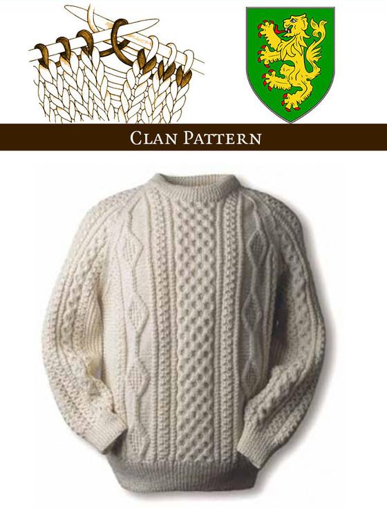 aran cashmere Duffy Knitting Pattern