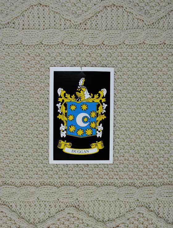 Aran Cashmere Duggan Clan Aran Throw