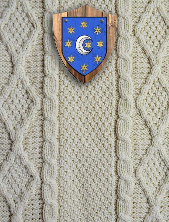 aran cashmere Duggan Clan Aran Throw
