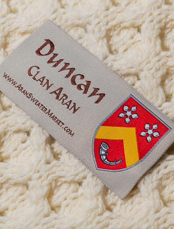 Aran Cashmere Duncan Clan Aran Poncho