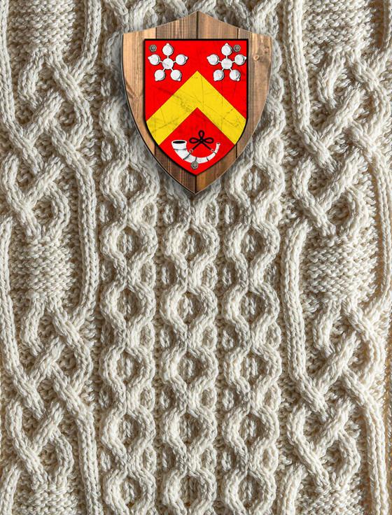 aran cashmere Duncan Clan Aran Throw