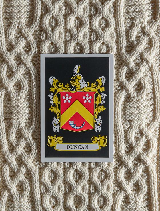 Aran Cashmere Duncan Clan Scarf