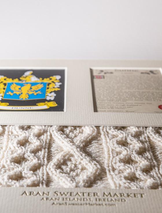 Aran Cashmere Dunne Clan Aran & History Display