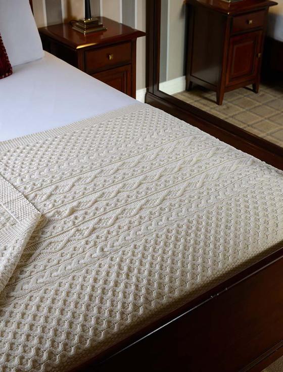 aran cashmere Dunne Clan Aran Throw