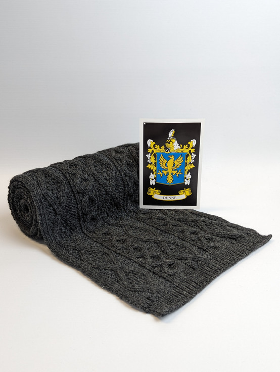 Aran Cashmere Dunne Clan Scarf