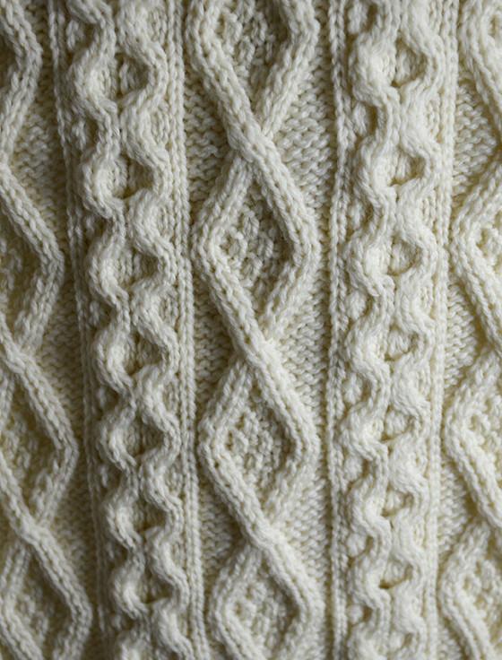 Aran Cashmere Dunne Clan Scarf