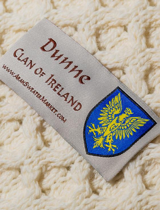 Aran Cashmere Dunne Clan Scarf